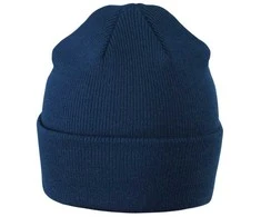 Malfini As Unisex megzta kepurė MALFINI Beanie 315 midnight mėlynas – klasikinis žieminis modelis