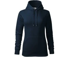 Malfini As Moteriškas džemperis MALFINI Cape 414 Navy mėlynas, 320 g/m²