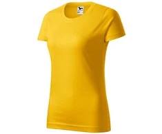Malfini As Moteriški Marškinėliai MALFINI Basic 134 Geltona, 160g/m2