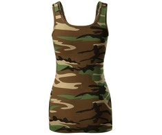 Malfini As Moteriški Marškinėliai MALFINI Camo Triumph 180 g/m² Camouflage ruda