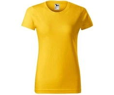 Malfini As Moteriški Marškinėliai MALFINI Basic 134 Geltona, 160g/m2