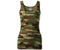 Malfini As Moteriški Marškinėliai MALFINI Camo Triumph 180 g/m² Camouflage ruda