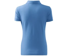Malfini As Moteriški Polo Marškinėliai MALFINI Cotton Sky mėlynas, 170 g/m²