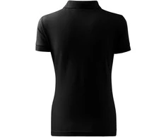 Malfini As Moteriški Polo Marškinėliai MALFINI Cotton Juodas, 170 g/m²