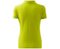 Malfini As Moteriški Polo Marškinėliai MALFINI Cotton Lime punch, 170 g/m²
