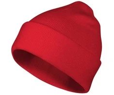 Malfini As Unisex megzta kepurė MALFINI Beanie 315 red – klasikinis žieminis modelis