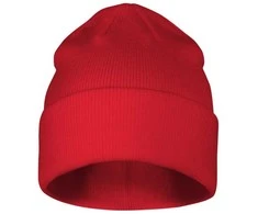 Malfini As Unisex megzta kepurė MALFINI Beanie 315 red – klasikinis žieminis modelis