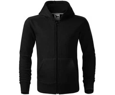 Malfini As Vaikiškas džemperis MALFINI Trendy Zipper 412 Juodas, 300g/m²