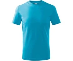 Malfini As Vaikiški Marškinėliai MALFINI Basic 138 Mėlyna atoll 160g/m2