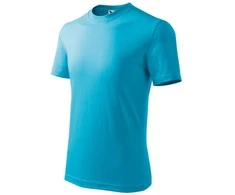 Malfini As Vaikiški Marškinėliai MALFINI Basic 138 Mėlyna atoll 160g/m2