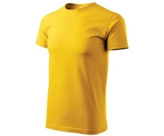 Malfini As Vyriški Marškinėliai MALFINI Basic 129 Geltona, 160g/m2
