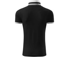 Malfini As Vyriški Polo Marškinėliai MALFINI Collar Up Juodas 215 g/m²