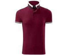 Malfini As Vyriški Polo Marškinėliai MALFINI Collar Up Garnet 215 g/m²