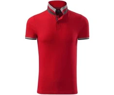 Malfini As Vyriški Polo Marškinėliai MALFINI Collar Up Formula red 215 g/m²