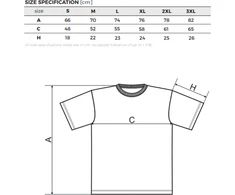 Marškinėliai MALFINI Heavy 110 Unisex Geltoni