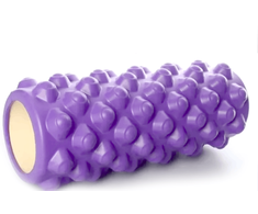 Masažinis Jogos Volas THOMS FoamRoll 33x13 cm. Violetinis