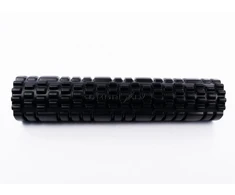 Masažo - Pilatės Volas Yoga Roller 14x62cm, juodas