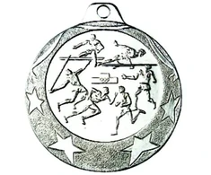 Sportinis apdovanojimas Sidabro Medalis Atletika IL069 40 mm