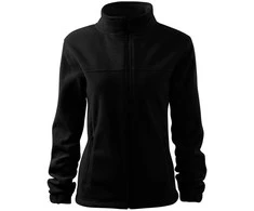 Moteriškas Flisinis Džemperis RIMECK Jacket 504, Juodas 280 g/m²
