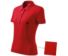 Moteriški Polo Marškinėliai MALFINI Cotton, Raudoni