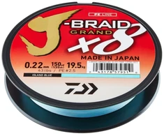 Pintas valas Daiwa J-Braid Grand X8 Mėlyna, 135 m - 0,06mm