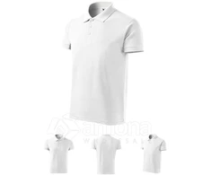 Polo marškinėliai MALFINI Cotton Baltas, vyriški