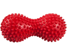 Reabilitacinis Kamuoliukas Pailgas Su Spygliukais 17x8cm Raudonas