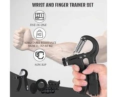 Riešo ir pirštų treniruoklio komplektas Tomaz Sport Grip 5IN1