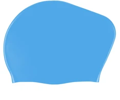 Silikoninė plaukimo kepuraitė ilgaplaukiams THOMS SCLH104-03, Mėlyna (20,5 cm