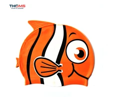 Silikoninė Plaukimo Kepuraitė THOMS Fish Oranžinis