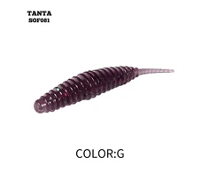 Silikoninis masalas AsaTsuri Tanta Violet Flake, ilgis 2,5 cm,.20vnt