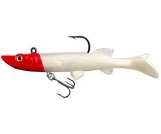 Silikoninis masalas su Jig galvute AsaTsuri T-Tail 3D RedHead 9 cm, 15g