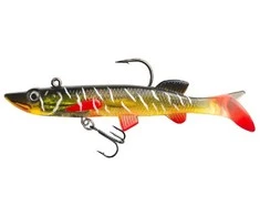 Silikoninis masalas su Jig galvute AsaTsuri T-Tail 3D NaturalPike 9cm, 15g