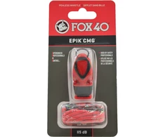 Švilpukas Fox 40 Epik CMG raudonas su virvele, 8803-0108