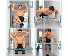 Teleskopinis prisitraukimų skersinis THOMS FlexGrip TS DG-017, 77–100 cm, 120 kg