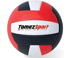 Tinklinio Kamuolys Tomaz Sport, Juodas and Raudona 18 panelių