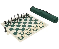 Tomaz Sport Šachmatų Rinkinys su Dėklų, Karalienė 9,5 cm, Lenta 50x50