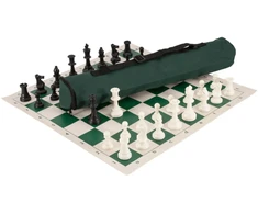 Tomaz Sport Šachmatų Rinkinys su Dėklų, Karalienė 9,5 cm, Lenta 50x50