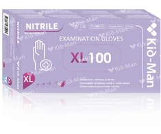None Vienkartinės Nitrilinės Pirštinės, Dydis XL, 100 vnt Pakuotė