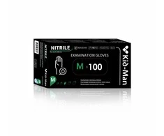 Nitrilinės juodos pirštinės Kid-Man M 100 vnt