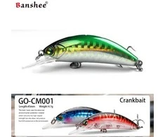 Vobleris Banshee Crankbait 45mm 4.7g GO-CM001 Žalias Back, Plūdrus