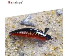 Vobleris Banshee Crankbait 45mm 4.7g GO-CM001 Raudona Juodas Back, Plūdrus