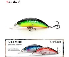 Vobleris Banshee Crankbait 45mm 4.7g GO-CM001 Firetiger, Plūdrus
