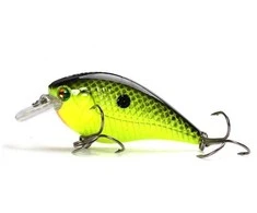 Vobleris Banshee Crankbait 60mm 12g VC03 Chartreuse Juodas Shad, Plūdrus
