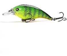 Vobleris Banshee Crankbait Bass 60mm 10g VC01 Bitter Lime Perch, Plūdrus