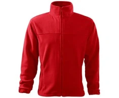 Vyriškas Flisinis Džemperis RIMECK Jacket 501, Raudona 280 g/m²