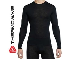 Vyriški Apatiniai Termo Marškinėliai THERMOWAVE Merino ONE50 Ilgomis Rankovėmis