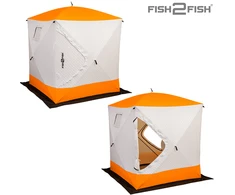 Žieminė Palapinė su Pašiltinimu Fish2Fish Cube II, Dydis 180x180x195