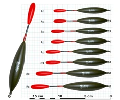 Žvejybinė pludė AKARA NM012 14g 17 cm