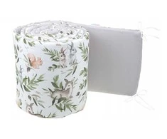 Babymam minkšta kūdikio lovytės apsauga, 180x30 cm